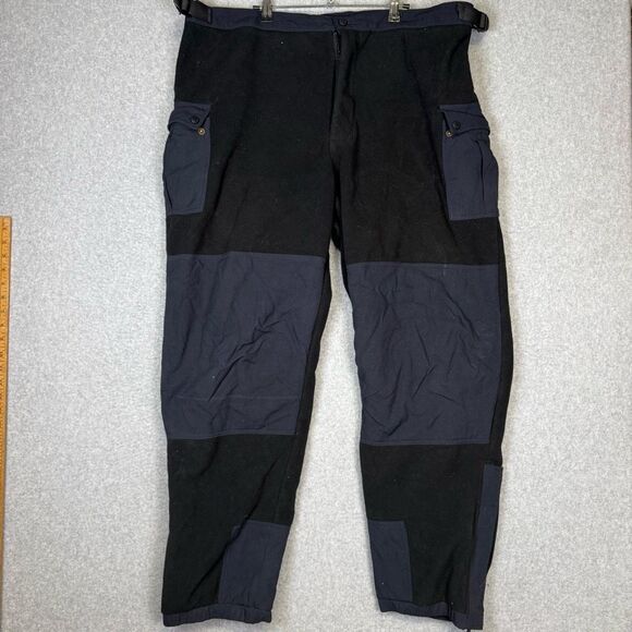 Cabela's Men's Size 3XL Black on Black Tapered Leg Pants Hunting Hiking - Picture 1 of 11